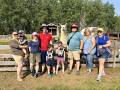 Un groupe de visiteurs