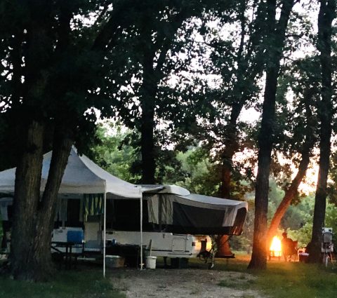 Victoria Park Campground site