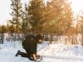 Snowshoeing in Winter