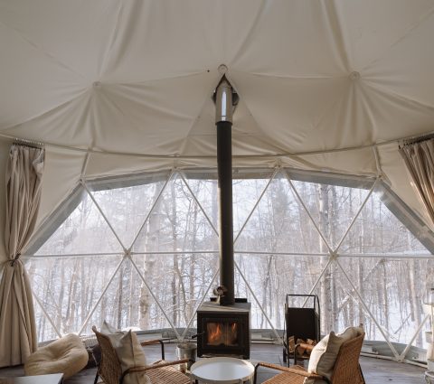 Solstice Dome in the Winter