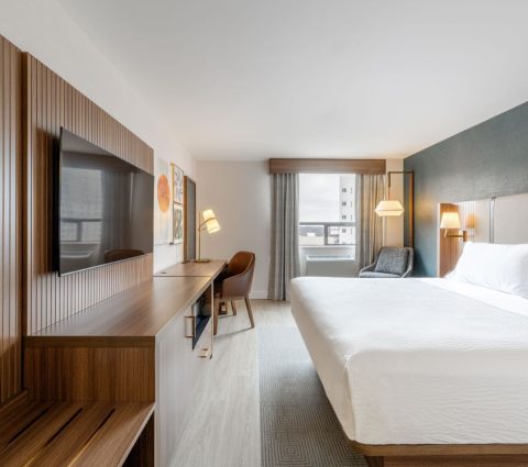 Chambres d'hôtel modernes récemment rénovées dans le centre-ville de Winnipeg