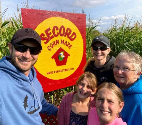 Family Fun at Secord Corn Maze near Dauphin, MB