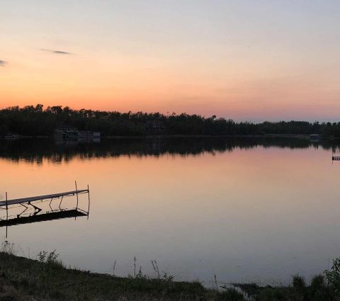 Sunset at Turtle Mountain Resort