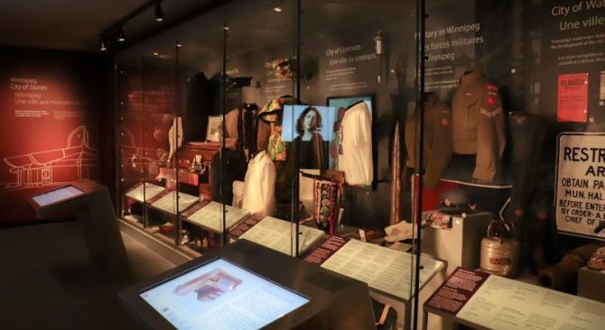 Winnipeg Museum's antique showcase box offers a captivating glimpse into history, preserving the past for generations to come