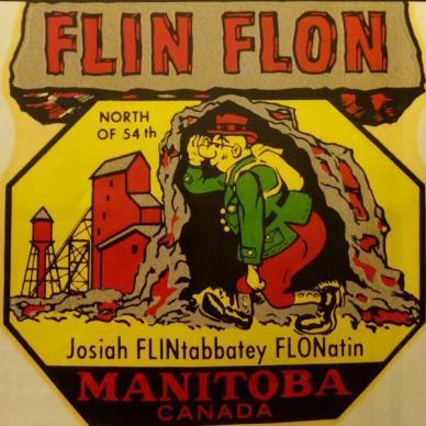 Flin Flon street sign: Josiah FLINtabbatey FLONatin.