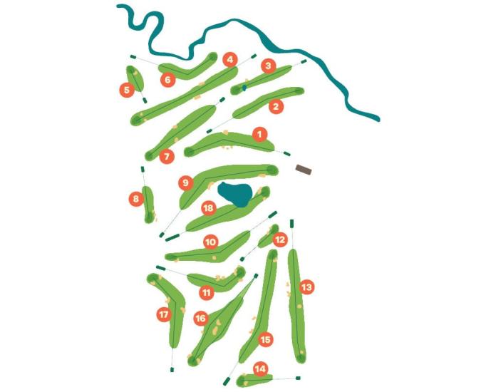 Minnedosa's Golf Map: Charting the greens and fairways, a golfer's guide to leisure and challenge in Manitoba.