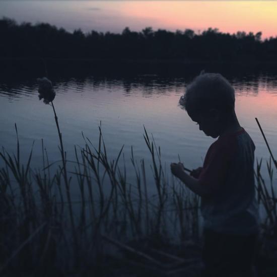 puesta de sol lago metigoshe