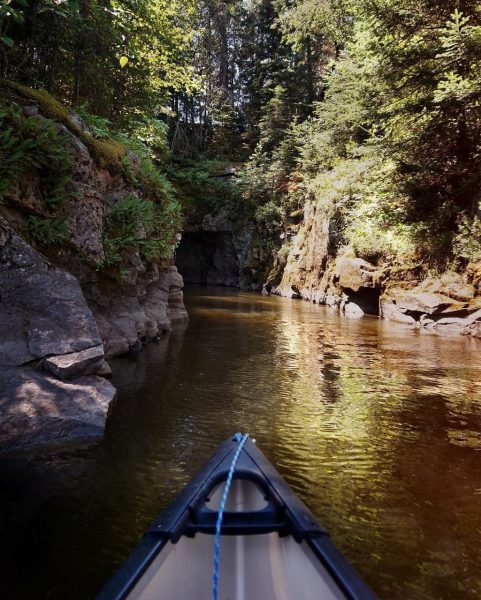Caddy Lake Tunnels kayaking