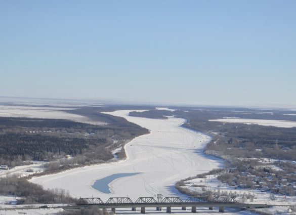 El río Pas Saskatchewan