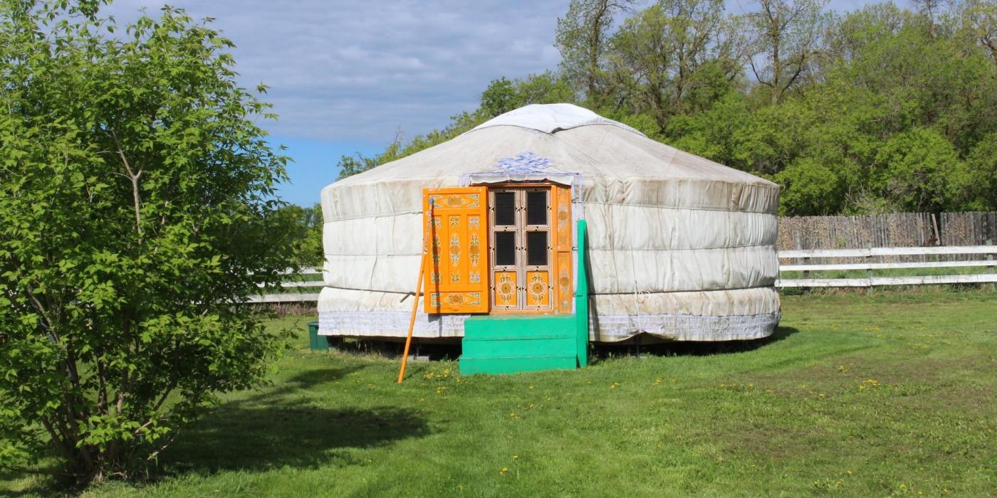 Yurt at Journey Home Artist Retreat