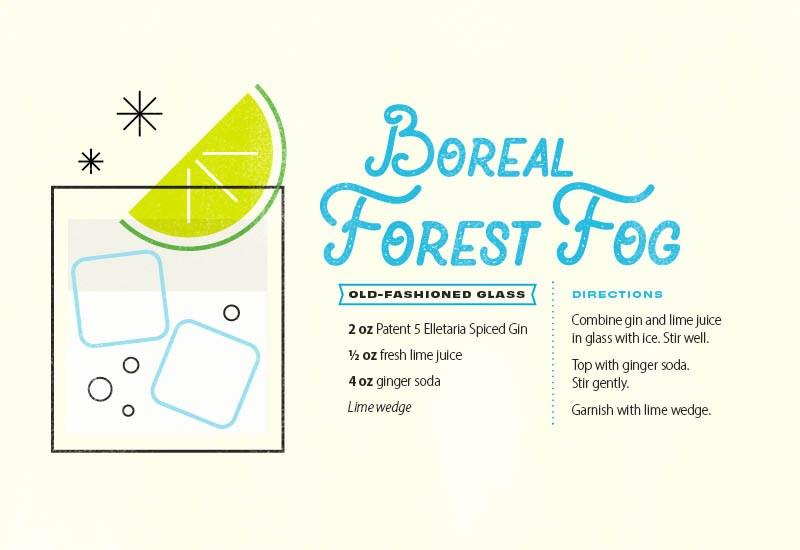 Boreal Forest Fog Manitoba Cocktail
