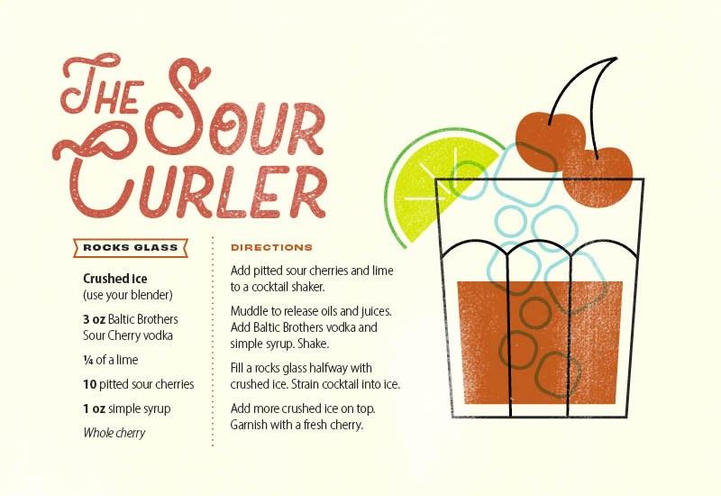 The Sour Curler Manitoba Cocktail