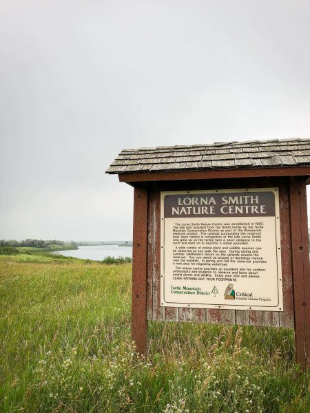 Sign for the Lorna Smith Nature Centre