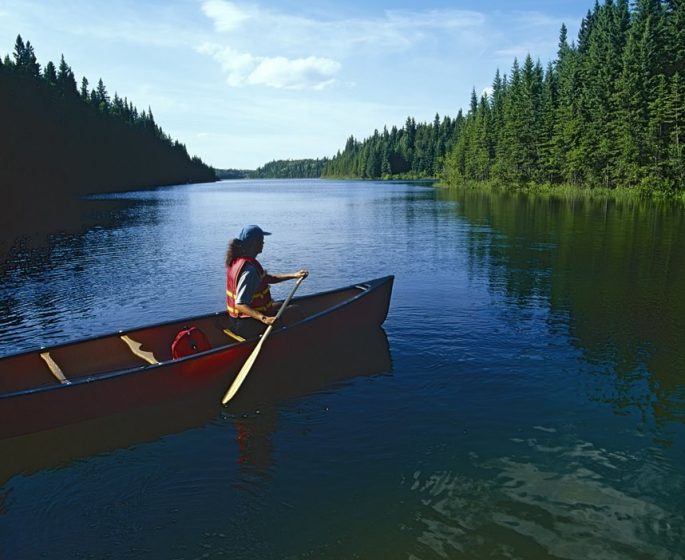 paddling in the Duck Mountains