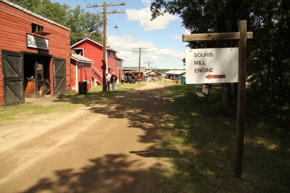Vintage-Dorf im Landwirtschaftsmuseum von Manitoba in Austin