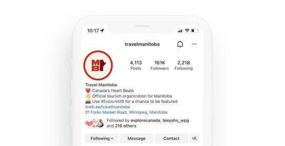 Cas d'utilisation de l'avatar MB - identifié dans un exemple de publication sur Instagram