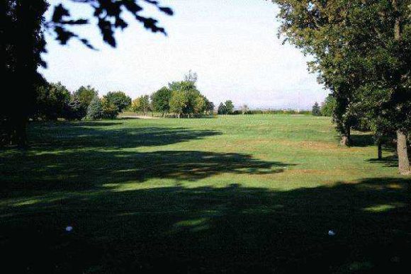 Looking down a fairway at Oakview Golf & Country Club in Altona.